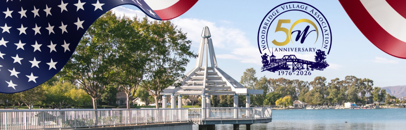 Woodbridge 50th Anniversary Fourth of July Celebration Banner