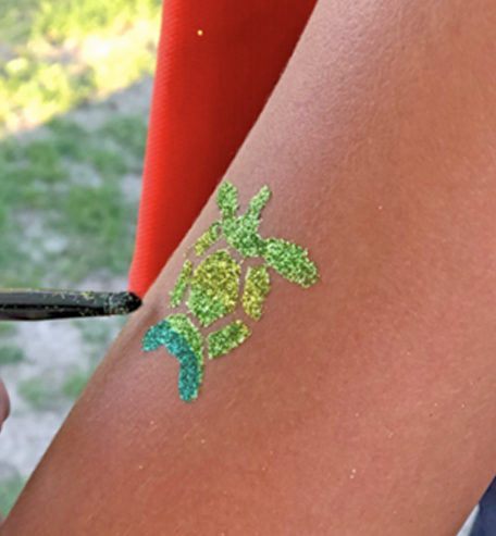 Glitter Body Art Station